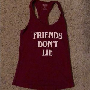 **Stranger Things Friends Don’t Lie Tank Top**